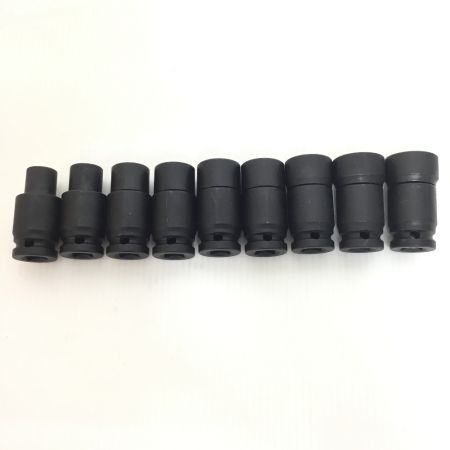  SPIDER スパイダーフレックススタビリティーインパクトソケット 9個セット 1/2