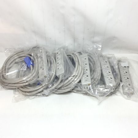  明工社 OAタップ 5個セット 未使用品(S) MR7904NT5