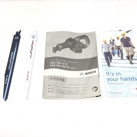  BOSCH ボッシュ バッテリーのこぎり 本体のみ コードレス式 18v 未使用品(S) GSA18V-32 ネイビー