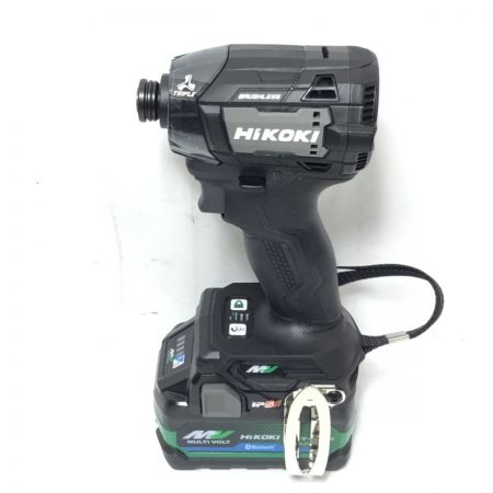  HiKOKI ハイコーキ インパクトドライバ 未使用品(S) 付属品完備 コードレス式 36v WH36DD ブラック