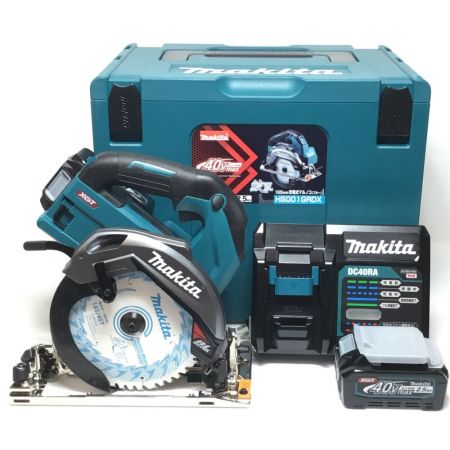  MAKITA マキタ 充電式丸のこ 165mm 40v 付属品完備 未使用品(S) HS001GRDX ブルー