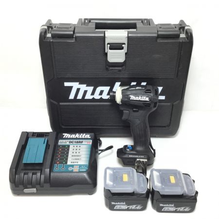  MAKITA マキタ インパクトドライバ 開封品(S) 付属品付 コードレス式 14.4v TD162D ブラック