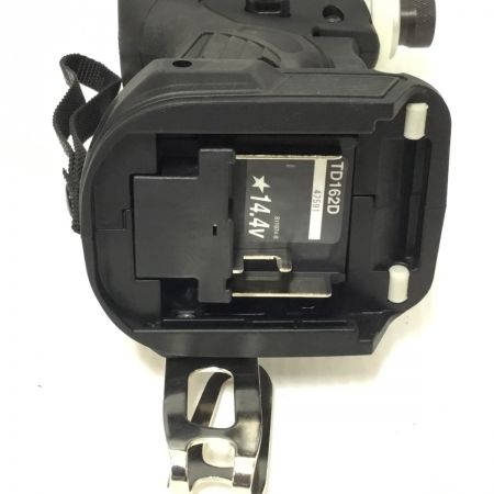  MAKITA マキタ インパクトドライバ 開封品(S) 付属品付 コードレス式 14.4v TD162D ブラック