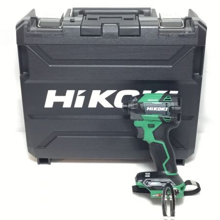  HiKOKI ハイコーキ インパクトドライバ コードレス式 36v 未使用品(S) ビット・ケース付 WH36DD グリーン