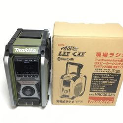 ΘΘ MAKITA マキタ バッテリー式ラジオ ACアダプター付 コードレス式 40v MR005GZO オリーブ Sランク
