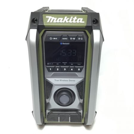  MAKITA マキタ バッテリー式ラジオ ACアダプター付 コードレス式 40v MR005GZO オリーブ