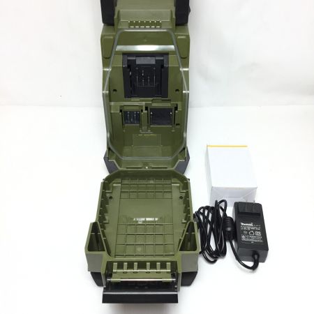  MAKITA マキタ バッテリー式ラジオ ACアダプター付 コードレス式 40v MR005GZO オリーブ