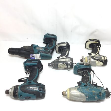  MAKITA マキタ ジャンク品  インパクトドライバ・ハンマドリル5点まとめ TP141D ブルー
