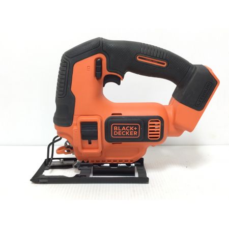  BLACK+DECKER ブラックアンドデッカー ジグソー 程度B 充電器・充電池1個付 コードレス式 18v BDCJS18 オレンジ