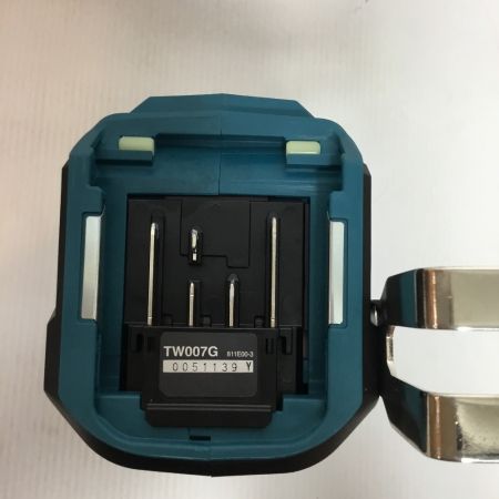  MAKITA マキタ インパクトレンチ 未使用品(S) 充電器・充電池2個・ケース付 コードレス式 40v TW007GRDX ブルー