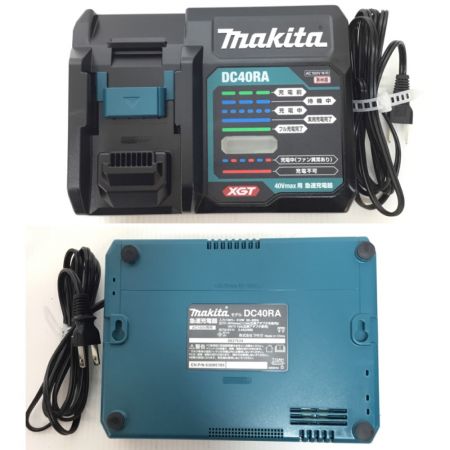 MAKITA マキタ インパクトレンチ 未使用品(S) 充電器・充電池2個・ケース付 コードレス式 40v TW007GRDX ブルー