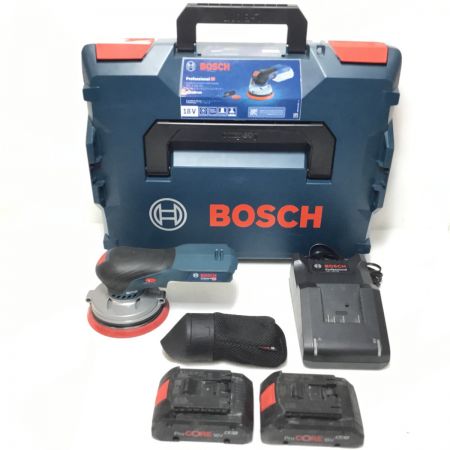  BOSCH ボッシュ  ポリッシャー 程度B 付属品完備 コードレス式 18v GEX18V-125 ネイビー