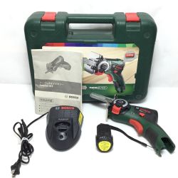 ΘΘ BOSCH ボッシュ マイクロソー 程度B 充電器・充電池1個・ケース付 コードレス式 10.8v EasyCut10.8 グリーン Bランク