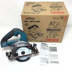 ΘΘ MAKITA マキタ 丸のこ チップソー鮫肌付 コードレス式 125mm 40v 2024年製 HS005GZ ブルー Sランク