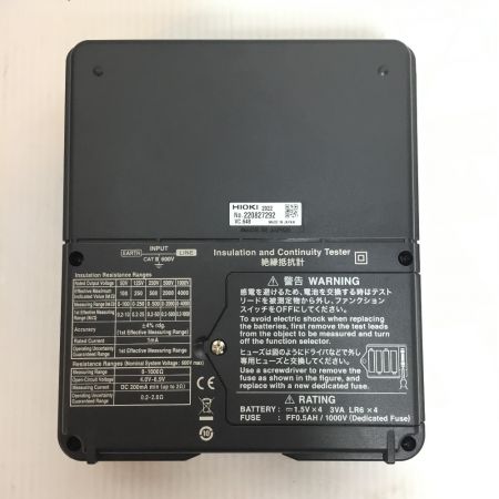  HIOKI 日置電機 絶縁抵抗計 テスター  IR4051