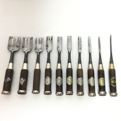 ΘΘ 源守家 ノミ10本セット サビ・欠け有 Cランク