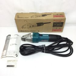 ΘΘ MAKITA マキタ ストレートシャー 開封品(S) コード式 JS1601 ブルー Sランク