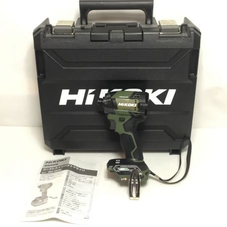  HiKOKI ハイコーキ インパクトドライバ 未使用品(S) ケース付 コードレス式 36v WH36DD フォレストグリーン