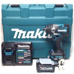ΘΘ MAKITA マキタ インパクトレンチ 40v 付属品完備 未使用品(S) TW007GRDX ブルー Sランク
