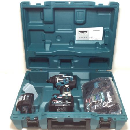  MAKITA マキタ インパクトレンチ 40v 付属品完備 未使用品(S) TW007GRDX ブルー