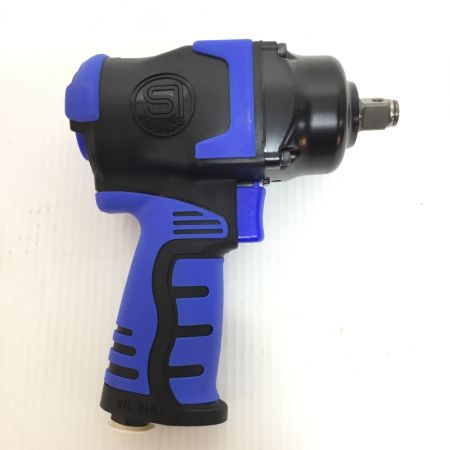  信濃機販 常圧 エアインパクトレンチ 未使用品(S) SI-1600CBL ブルー