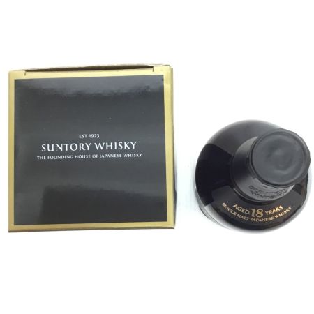 【北海道内限定発送】 YAMAZAKI 山崎/サントリー 蒸留酒類 ウィスキー ジャパニーズ 700ml 箱付 18年 シングルモルト 43%