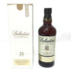 ΘΘ Ballantine's バランタイン 蒸留酒類 ウィスキー スコッチ 700ml 箱付 21年 ベリーオールド Nランク