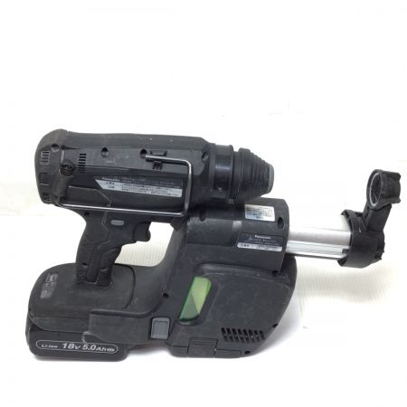  Panasonic パナソニック ハンマドリル 程度B 集塵システム・18vバッテリー付 コードレス式 14.4v/18v EZ1HD1 ブラック