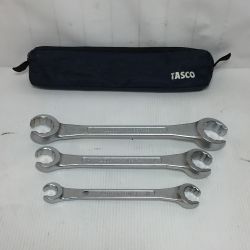 ΘΘ イチネンTASCO フレアナットレンチ 3本セット ケース付 程度B TA733TA-1/TA733TA-4/TA733TA-3 Bランク
