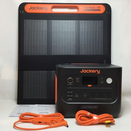  Jackery ポータブル電源 ソーラーパネルJS-100Fセット 未使用品 JE-1000D