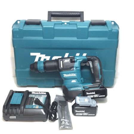  MAKITA マキタ 電動ケレン コードレス式 18v 充電器・充電池2個・ケース付 未使用品(S) HK180DRGX ブルー