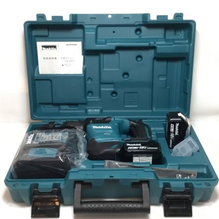  MAKITA マキタ 電動ケレン コードレス式 18v 充電器・充電池2個・ケース付 未使用品(S) HK180DRGX ブルー