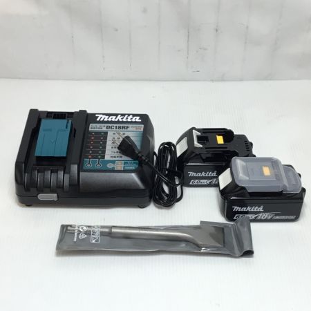  MAKITA マキタ 電動ケレン コードレス式 18v 充電器・充電池2個・ケース付 未使用品(S) HK180DRGX ブルー
