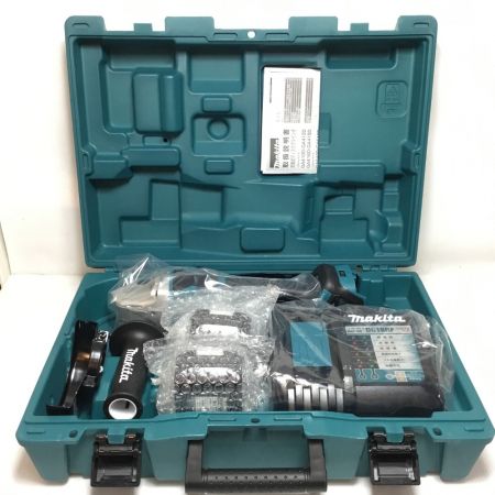  MAKITA マキタ ディスクグラインダー コードレス式 18v 充電器・充電池2個・ケース付  125mm 未使用品(S)  GA518DRGX ブルー