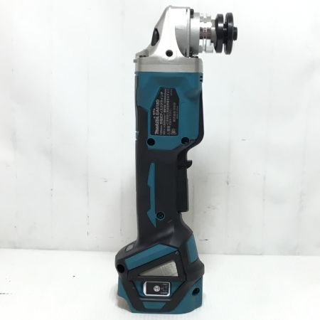  MAKITA マキタ ディスクグラインダー コードレス式 18v 充電器・充電池2個・ケース付  125mm 未使用品(S)  GA518DRGX ブルー