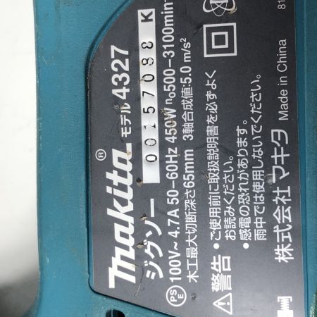 €€ MAKITA マキタ ジグソー 4327