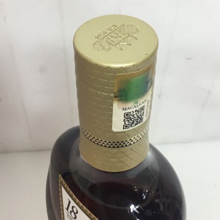  The MACALLAN マッカラン ウィスキー スコッチ 700ml 箱無 シングルモルト 43％ 2022リリース