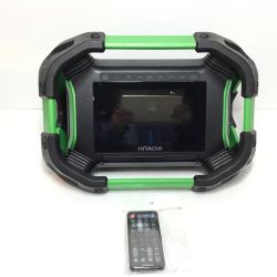 ΘΘ HITACHI 日立 ラジオ付テレビ 程度B リモコン付 コードレス式 14.4v/18v UR18DSML グリーン Bランク