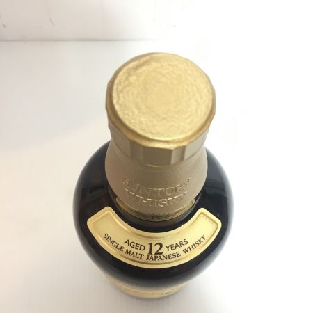 【北海道内限定発送】 YAMAZAKI 山崎/サントリー 蒸留酒類 ウィスキー シングルモルト 700ml 12年 43％ 箱なし