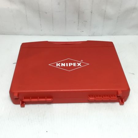 KNIPEX クニペックス 工具ケース 程度B レッド