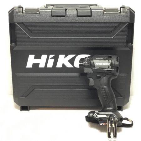  HiKOKI ハイコーキ インパクトドライバ 36v コードレス式 未使用品(S) ケース付 WH36DD ブラック