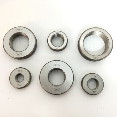  REX レッキス ねじゲージ ケース付 6個セット 473002