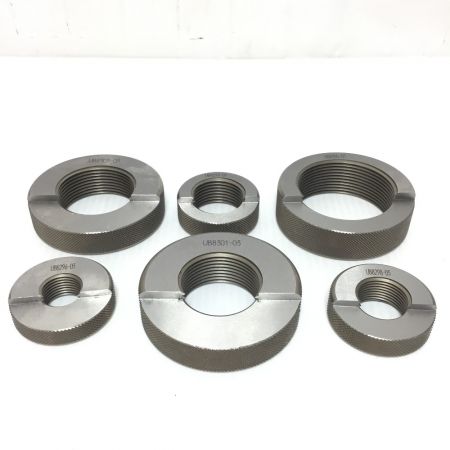  REX レッキス ねじゲージ ケース付 6個セット 473002