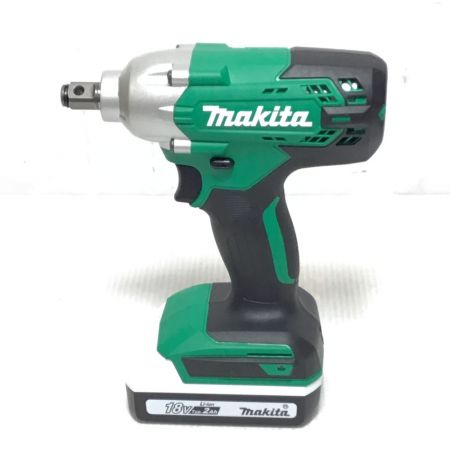  MAKITA マキタ インパクトレンチ 未使用品(S) 充電器・充電池1個・ケース付 コードレス式 18v MTW001DSA グリーン