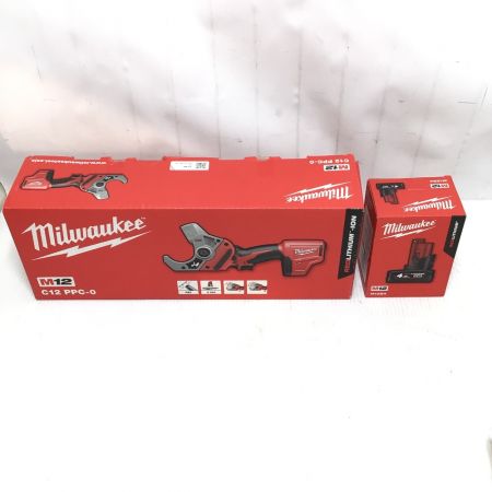  Milwaukee ミルウォーキー PVCカッター 充電池1個付 コードレス式 12v 程度A  C12PPC レッド