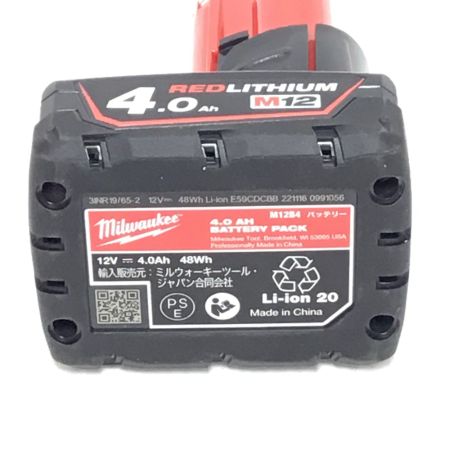  Milwaukee ミルウォーキー PVCカッター 充電池1個付 コードレス式 12v 程度A  C12PPC レッド