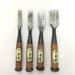 ΘΘ  大工道具 ノミ 秀幸 4本セット  Bランク