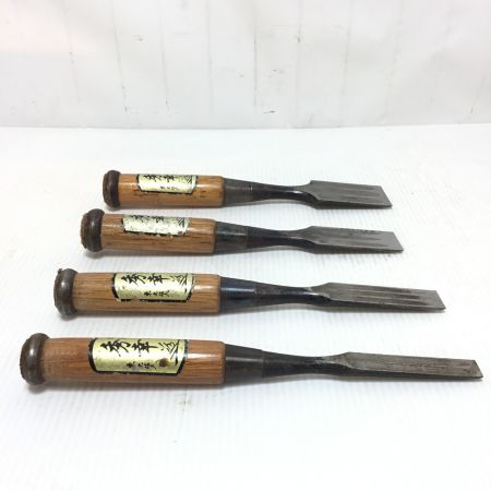   大工道具 ノミ 秀幸 4本セット 