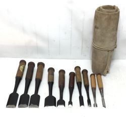 ΘΘ  ノミ8本セット　キズ・サビ有　銘柄多々有 Cランク