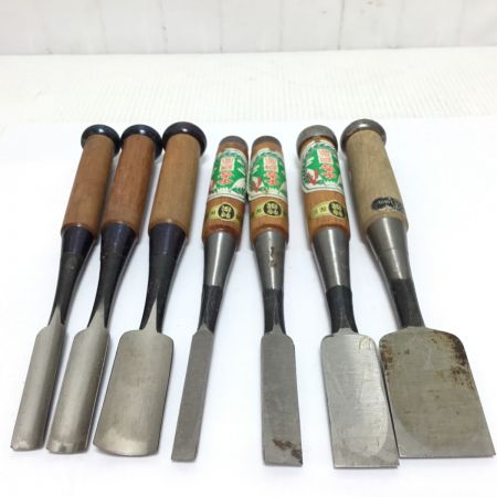    大工道具 ノミ7点セット 龍正宗・千吉・重友